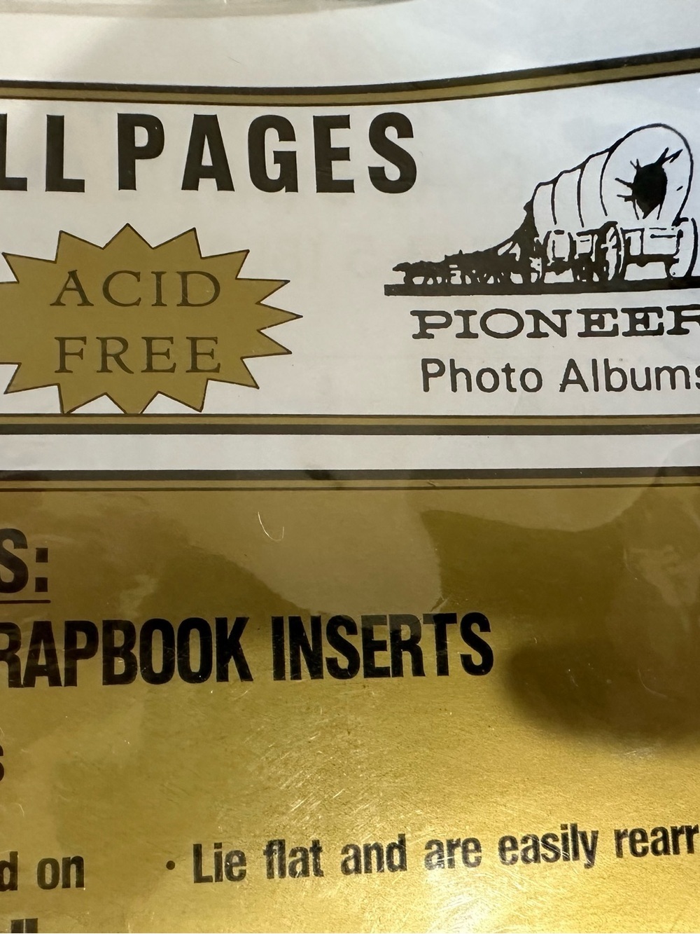 Pioneer 12x12 Scrapbook Refill Pages White 3 packs Photo Album - Picture 2 of 3